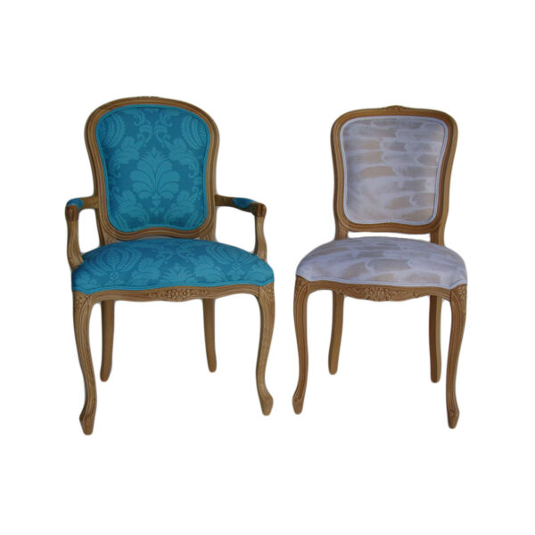 WS-2700-SE-521-Louis XV Dining Chairs-A-23W 21 39.5H- S-18W 21 39.5H