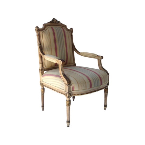 WS-2629 Versailles Palace Louis XVI Arm Chair- 24W 26D 40H COM 3 yds