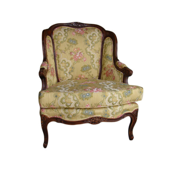 WS-2607-Louis XV  Wing Chair-31W 26D 40H