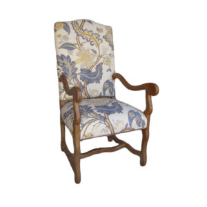 WS-2061-Savignon Castle Dining Chairs-Arm-24W 26D 44H Side-22W 26D 43H -COM 3yds