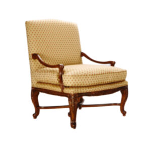 WS-2609-Brixton Louis XV  Arm Chair-31W 31D 43H-COM  5 yds