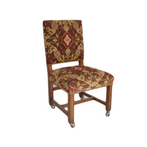 WS-HOS-3017-DINING CHAIR-19W 23D 39H W/CASTERS-CO  1.75 yds