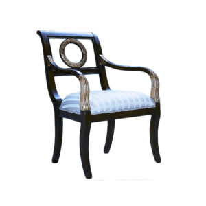 WS-2112-Duke Montagu Regency  Arm Chair With or Without Back  CarvingEith