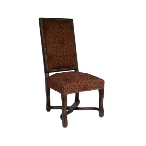 WS-2069-Richmond Grove Dining Chairs-Arm Chair 23W 26D 46H-Side-21W 25D 46H -Com 2 yds