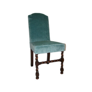 WS-2076-Jacobean Cottage Side  Chair- 18W 23D 38H-COM 1.5 yds
