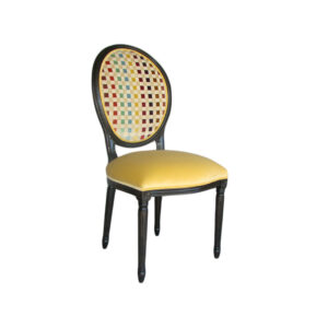 WS-2100-876-Louis XVI  Isabelle Dining Chairs-Arm Chair -23W 25D 18.5D 41 H COM 2 yds-Side chair 20W 24D 41H -COM 1.5 yds