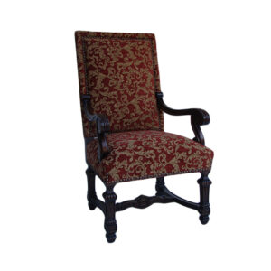 WS-2055-604-Grand Duke  of Aylesbury-Arm Chair-26W 29D 46H Side Chair-23W 27D 46H -COM 3 yds- Ask For Catalog Picture