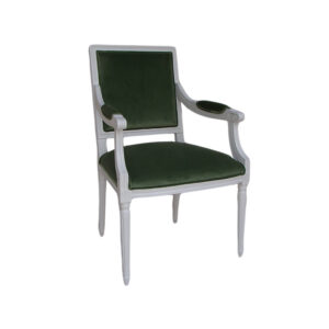 WS-2101-Louis XVI Martine Arm Chair-24W 25D 21SD 38H -COM 2.5 yds