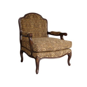 WS-2605-Greenbrier Louis XV  Arm Chair-32W 30D 39H -COM 5.5 yds