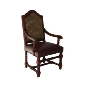WS-2056-603 Portuguese Castelo Torres  Dining Chair- Arm-26W 27D 46H-Side-22W 27D 46H- COM 3 yds.