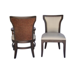 WS-HOS-3006-DINING CHAIR-24W 24D 37H 26AH COM 2 yds  SIDE CHAIR 22W 24D 37H-COM 1.5 yds