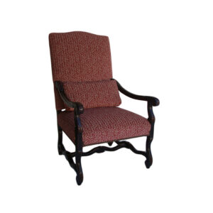 WS-2058- Elizabethan Arm Chair- 30W 34D 52 H-COM 4 yds.