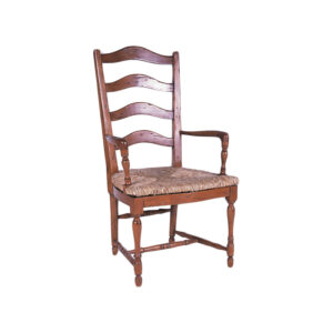 WS-2005 Sherwood Country Arm   Chair-  21W 23D 43H-with  Rush  Seat or  Upholstered  Seat-COM  .75 yd