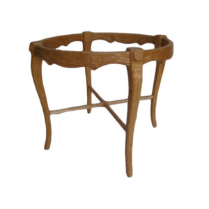 WS-1955-Meadow Twig Table  Base  45D 28.5H- with 60" D 1/2" Glass Top