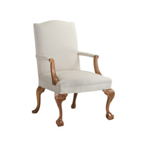 WS-2094 - Wellington Chippendale Arm Chair  28W 28.2D 40>5H -COM 3 ydsWchippendale and hepplewhite C