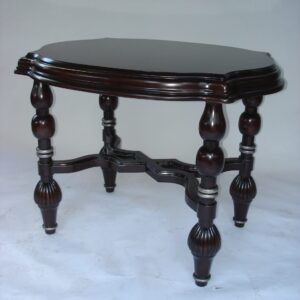 WS-QS-110 Oval Entry Table  45W 37D  33H in  Dark Brown Finish  special Discounted Wholsale Net Price $850 --   In  Stock 2025